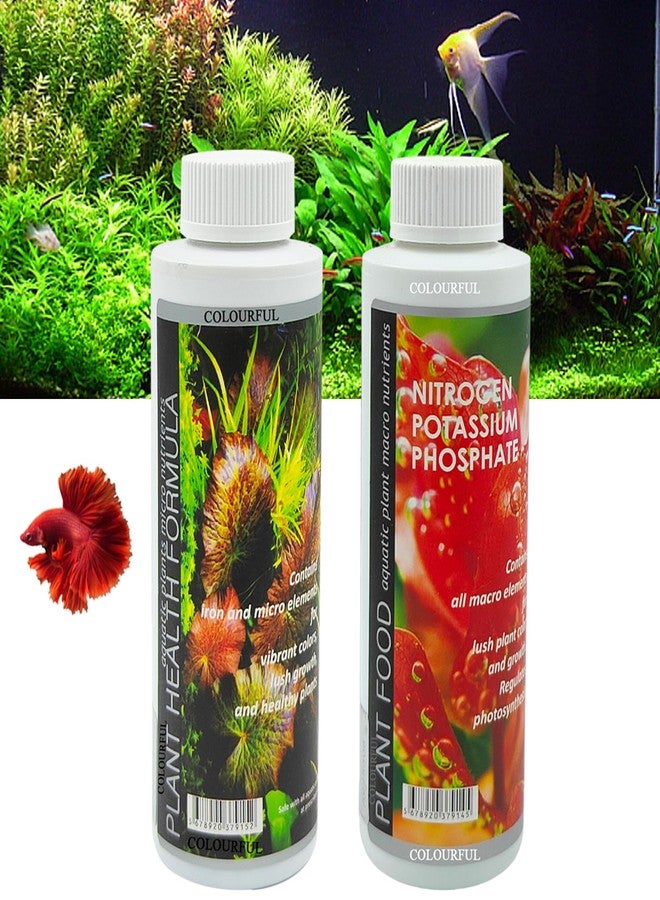 COLOURFUL - Aquatic Remedies Plant Care Combo: Plant Health 220ml + Plant Food 220ml - Complete Aquarium Plant Nutrition Solution - Image 1
